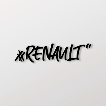 #RENAULT/車貼 SunBrother孫氏兄弟 3M 反光貼紙 防水貼紙 車貼貼紙