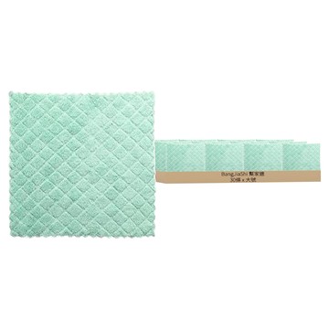 BangJiaShi 幫家適 珊瑚絨抹布 正方款 顏色隨機  大號  30條