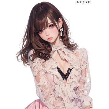 【12月新品6】07-111-0073 人物貼紙 性感情人節女孩