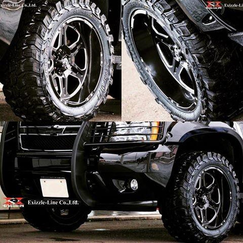 LEXXEL【Balano offroad style】FJ シルバラード シエラ タコマ 20インチ コンフォーサー CF3000 33×12.50R20 マッドタイヤセット