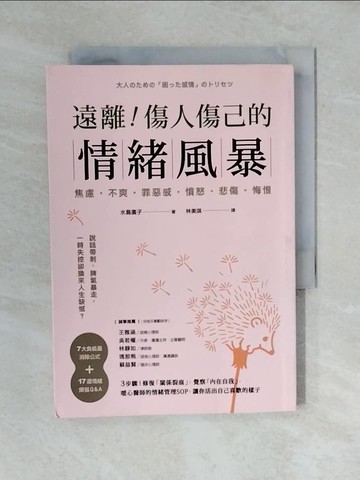 【書寶二手書T9／勵志_VWE】遠離！傷人傷己的情緒風暴：3步驟！修復「關係裂痕」，覺察「內在自我」，暖心醫師的情緒管理SOP，讓你活出自己喜歡的樣子_水島廣子,  林美琪
