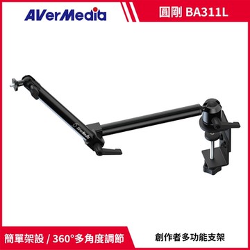 圓剛 BA311L Flexi go輕巧多角度創作者支架