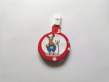 圓形平安袋 駝鹿先生