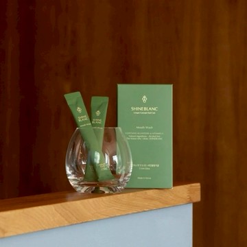 SHINE BLANC 潔淨清新漱口水-麝香葡萄(隨身包30入)