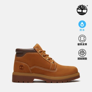 Timberland 男款小麥色休閒防水中筒靴|A2JVE754