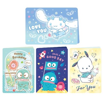 三麗鷗 萬用卡片 A5-飲料/星球/甜點/天使