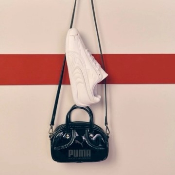 PUMA 側背包 1976 MICRO 黑 漆皮 手提包 迷你小包 09182402