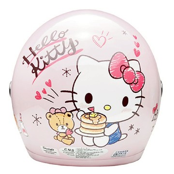 EVO 安全帽 CA-002 CA-003 鬆餅Kitty 兒童帽 半罩 卡通圖案