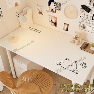兒童書桌墊子學生學習桌墊寫字防水防油桌布皮革電腦桌麵墊爆款皮革桌墊 免洗防水防油 防燙桌墊長方型桌墊 高級感桌布墊
