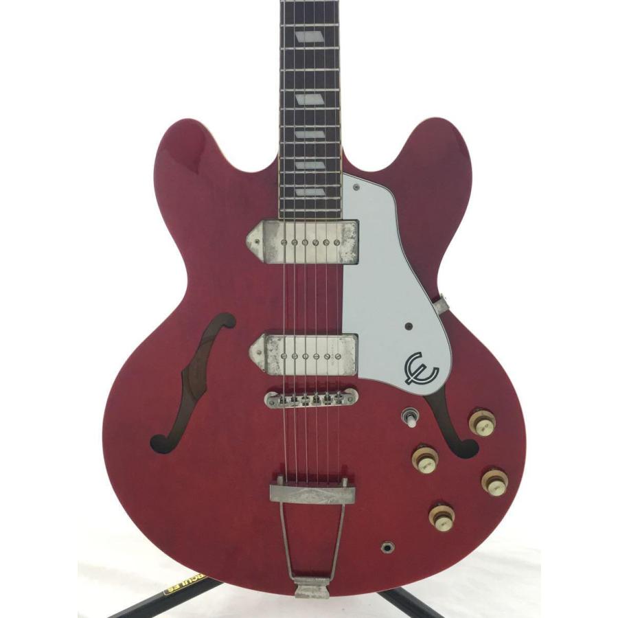 Epiphone◇Casino Cherry 2010 カジノ 金属パーツ錆有 中国製 ソフト