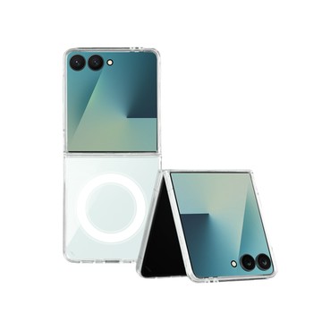 Timo SAMSUNG Galaxy Z Flip7 透明磁吸防摔手機保護殼套