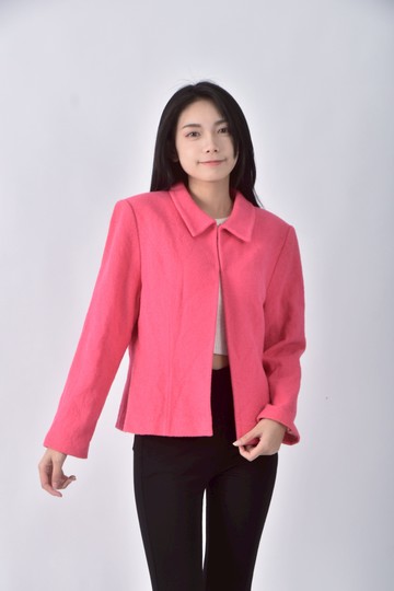 (L) m l西裝掛鉤粉色外套