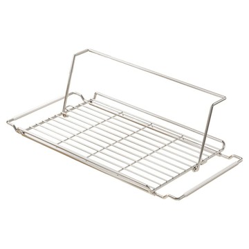 好拾選物 不鏽鋼折疊收納架/碗盤瀝水架  1個  41.7~56 x 21.9 x 12.3cm  不鏽鋼色