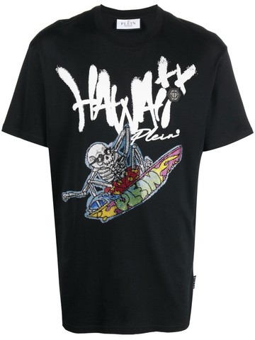 Philipp Plein `Hawaii` Round-Neck T-Shirt