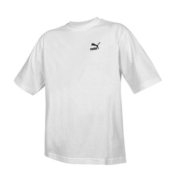 PUMA 男短袖T恤-上衣 休閒 慢跑 歐規 68302902 白黑