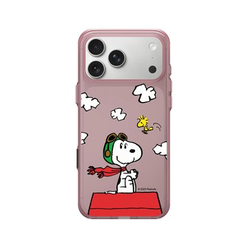 iPhone 17 Pro Max Clear (相機按鈕) 晶醺玫 - 史努比 Snoopy - 小小飛行員