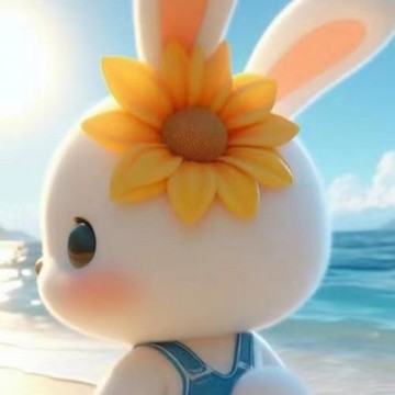 小兔子沙發靠墊生日玩偶可愛毛絨抱枕