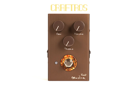 musica CRAFTROS オーバードライブ ブースター エフェクター ギター 音楽