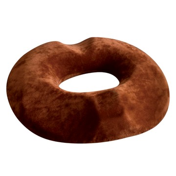 小麥購物 透氣椅墊 天鵝絨 C173 550g  棕色  1個