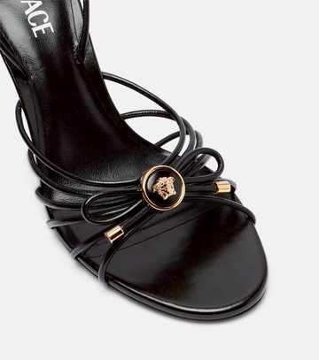 Versace Leather slingback sandals