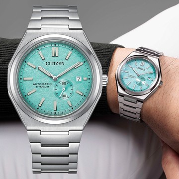 CITIZEN星辰 Mechanical系列 Zenshin 新鈦度 限量 小秒針機械腕錶 40.5mm/NJ0180-80M