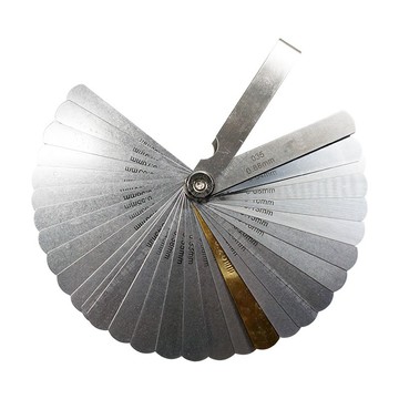 【奇暢】台灣製 32片 圓頭公英制厚薄規 0.04~0.88mm 圓頭 厚薄規 縫隙 間隙 塞尺 間隙片【T189】