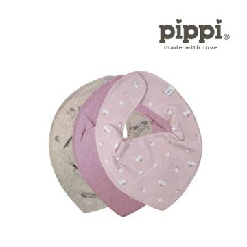 Brands4kids 春日小花圍兜兜3件組_Pippi系列