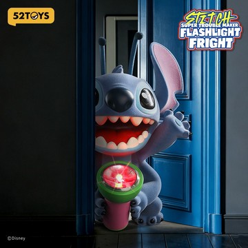 【52TOYS 官方直營】史迪奇 超級破壞王限定版 手電筒驚魂 公仔