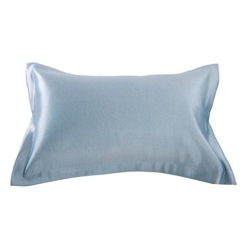 冰絲枕頭套 水星家紡純色幸運冰絲對枕套家用成人雙人枕頭套兩只裝夏季枕套【MJ12406】