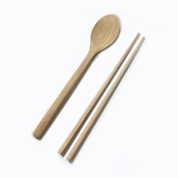 天然木勺筷套組 17-00004 露營.戶外.登山.旅遊.攜帶.餐具.筷子.湯匙.野炊.料理