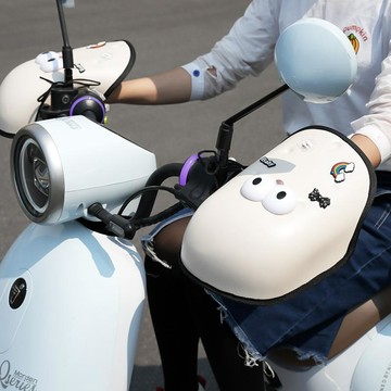 ✅【夏季電動車防曬防水把套】3D隔熱手柄套 夏季防曬防燙手柄套 自行車電瓶車通用 防風遮陽 實用方便