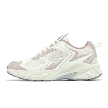 Fila 休閒鞋 Serpentuate 女鞋 米白 粉 拼接 緩衝 低筒 斐樂 5J303Z151