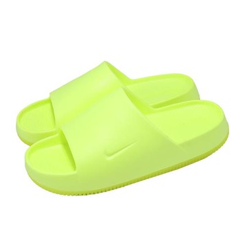 Nike 拖鞋 Calm Slide 男鞋 螢光綠 微厚底 踩屎感 運動拖鞋 FD4116-700