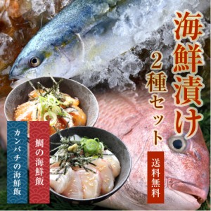 お歳暮 海鮮 ギフト 海鮮漬け 2種セット 鯛の海鮮飯 60g×2袋 カンパチの海鮮飯 60g×2袋 海鮮セット 海鮮丼 鯛めし 茶漬け 鯛 タイ かん