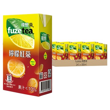 Fuze Tea 飛想茶 檸檬紅茶 24入  300ml