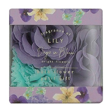 GPP 花朵泡泡入浴劑禮盒 百合3件組 浪漫花香 細膩泡沫 肌膚絲滑  23g  1組