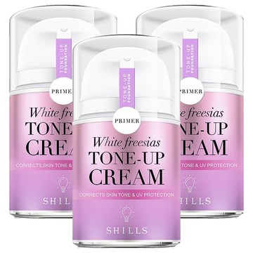 SHILLS 舒兒絲 抗UV美白濾鏡素顏霜 提亮膚色 輕盈透氣  40ml  3罐