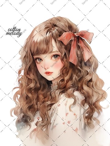 original sticker no.478 人物貼紙 原創貼紙 人物貼紙 女孩貼紙 原創人物貼紙