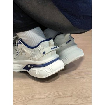 回力女鞋厚底老爹鞋女款春季透氣新款百搭鞋子小眾設計輕便運動鞋