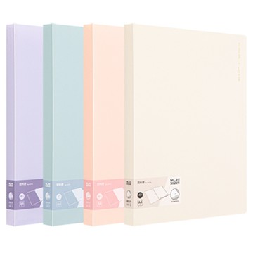 得力Deli NU SIGN PP資料簿 NS195 40頁 A4 混色出貨 X 12個入