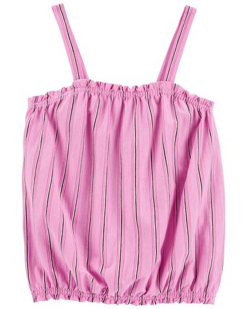 Kid Striped Slub Jersey Tank