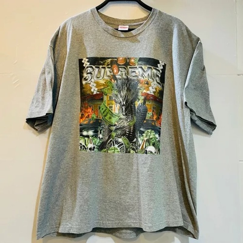 SUPREME 20ss Dragon Tee Grey XLサイズ シュプリーム ドラゴン グレー