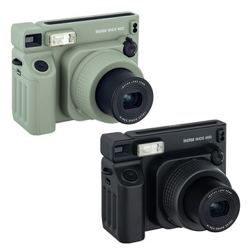 FUJIFILM 富士 WIDE 400 寬幅 拍立得相機+空白底片20張 黑/灰綠色(公司貨)灰綠色
