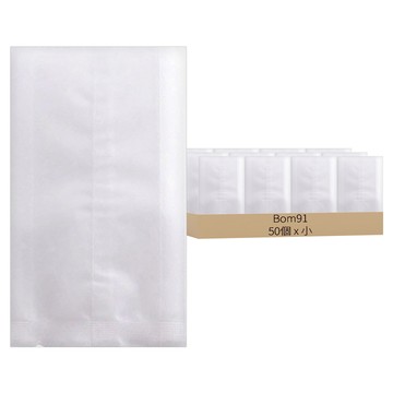 Bom91 M型立式半透明密封袋 50個  1組