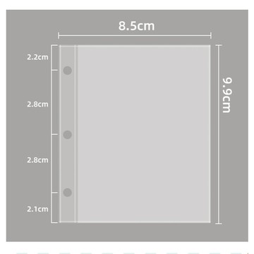 批發價🌟3寸單格內頁 3.5寸內頁三孔單格內頁3寸隔板3寸擋板 單格補充內頁 單格卡冊補充頁 卡冊 小卡收納冊 球星卡卡