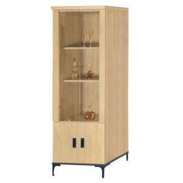 文創集 家瑪亞2尺四門展示櫃(二色可選)-60x40x182cm免組