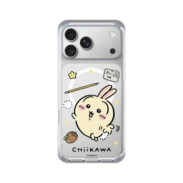 iPhone 17 Pro Max ClearX (MagSafe 兼容) 霜透灰 - 吉伊卡哇Chiikawa - 兔兔與他的小物