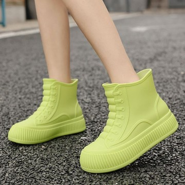 【防滑耐磨】雨鞋 女款時尚外穿新款短筒水鞋防滑防水中筒雨靴廚房工作趕海膠鞋 中筒外穿輕便 雨鞋雨季時尚雨靴 R523