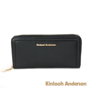 【Kinloch Anderson】Carol 拉鍊長夾-優雅黑