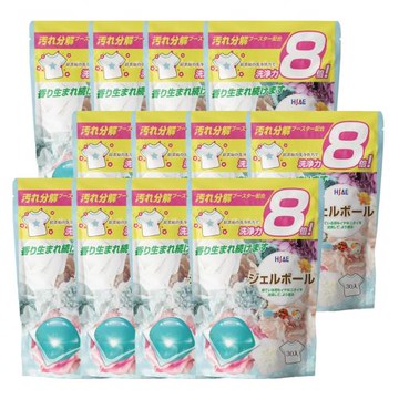 【愛家捷】HSAE 8倍洗淨力 香氛 洗衣凝珠 (360顆超值組)濃縮衣物清潔劑 洗淨增豔柔軟除臭多效芳香 洗衣球 升級版